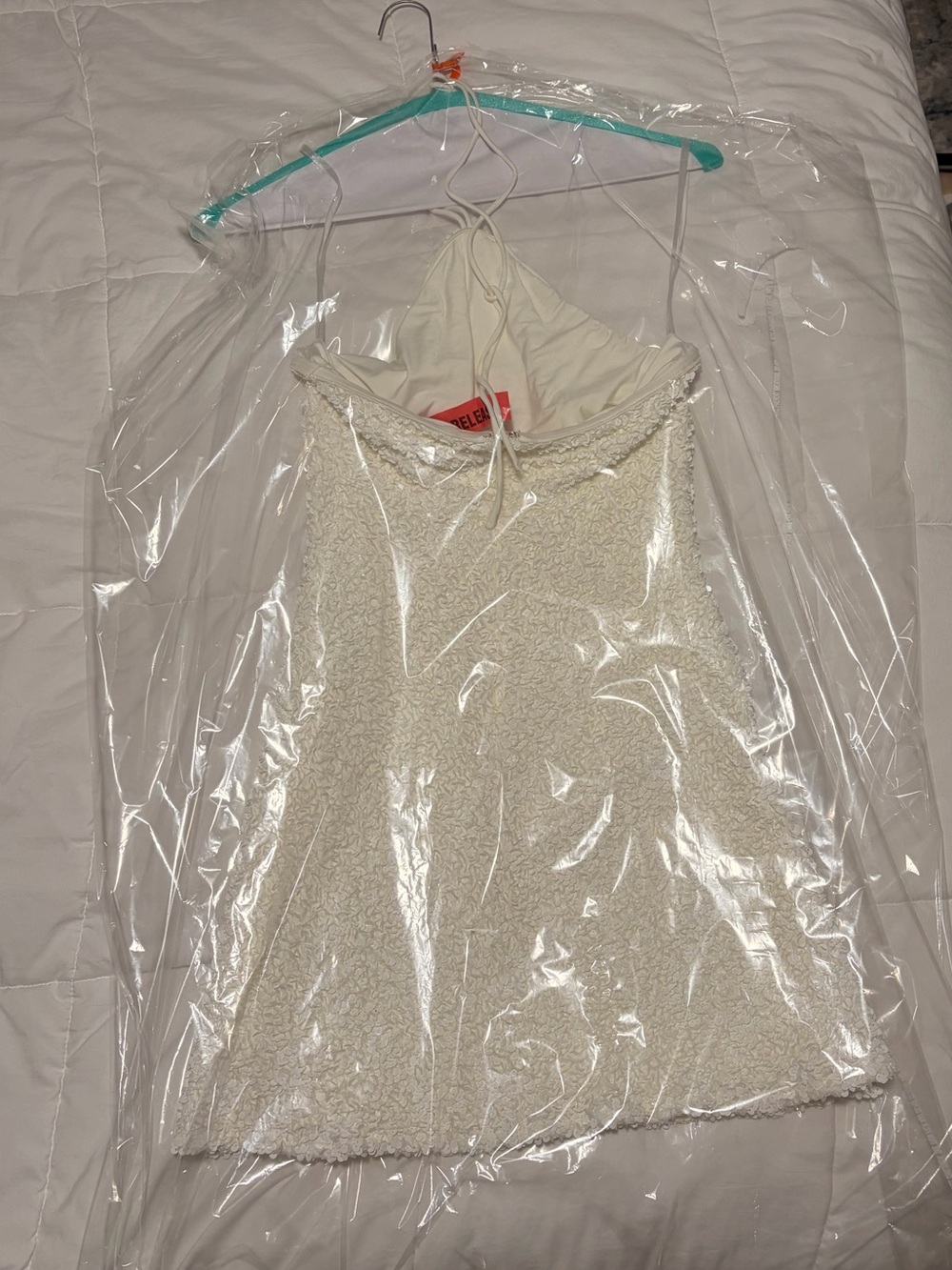 Lovers + Friends White Halter Mini Dress - Picture 5 of 6